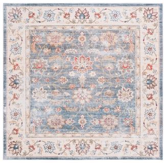 Tapis Arizona 244 X 244 Cm Traditionnel Petra Vert / Beige