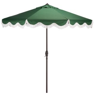 Parasol Henry Vert Métal Open: 256 X 256 X 251 Close: 15 X 15 X 251