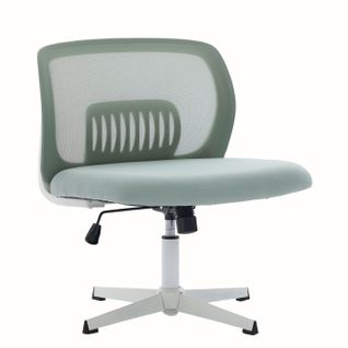 Fauteuil De Bureau Chaise Bureau Roulettes Réglable Hauteur Pivotante à 360°maille Respirante Vert
