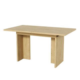 Table à Manger Extensible 140-180x80cm 6-8 Personnes Table De Salle à Manger Plateau Extensiblechêne