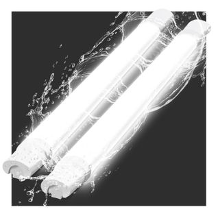 Plafonnier LED Tube 90cm 24w Ip65 Plafonnier 5000k Pour Salon Garage-2  Pièces