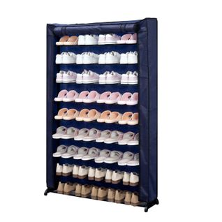 Meuble à Chaussures 9 Niveaux  Hg8077-blu