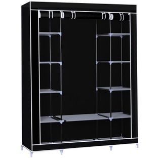 Armoire De Rangement - Grande Noir  Hg8009-blk