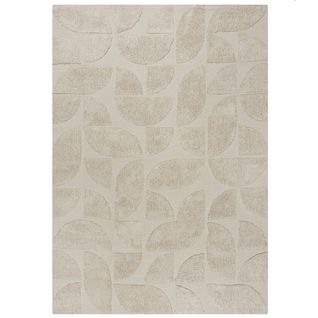 Tapis De Salon En Coton Kama En Coton - Beige - 80x150 Cm