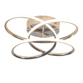 Plafonnier LED Pour Couloir Intensité Variable Avec Télécommande Forme De Papillon 36cm 44w