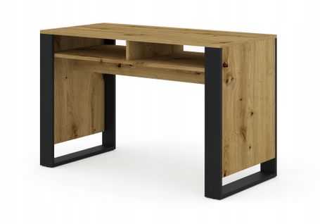 Bureau 120x55cm Mondi Chêne Artisan/ Noir Home Office