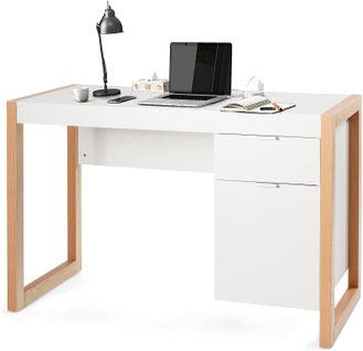 Bureau Informatique Style Moderne 112,5 X 50 X 75 Cm 1 Tiroirs,table D’etude Pour Chambre