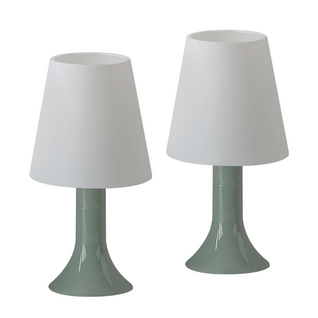 Lampe De Chevet Lampe De Table De Salon Avec Câble Lampe De Table Lot De 2 Petites Lampes Vertes E14