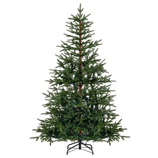 Arbre Noël Artificiel 180cm Pré-éclairé 250 LEDs, 11 Modes, 530 Branches, Pliable (180cm)