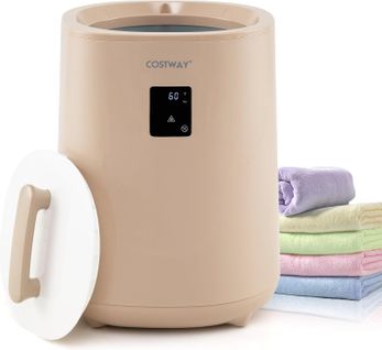 Chauffe-serviettes 18l Avec Écran LED, Minuterie Réglable, Arrêt Auto, Portable ,marron