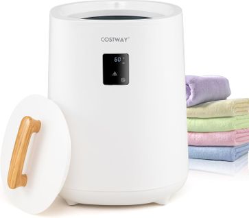 Chauffe-serviettes 18l Avec Écran LED, Minuterie Réglable, Arrêt Auto, Portable ,blanc