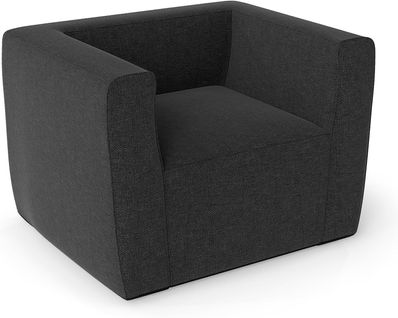 Fauteuil Gonflable Portable 104x81x67cm, Housse Détachable, Base Antidérapante (gris)