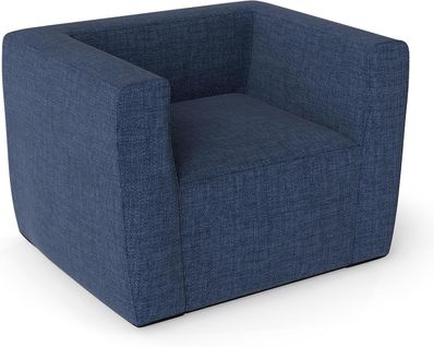 Fauteuil Gonflable Portable 104x81x67cm, Housse Détachable, Base Antidérapante (bleu)