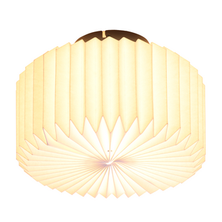 Plafonnier Vintage Industriel – Blanc, Abat-jour En Papier, Culot G9, Métal (ampoule Non Incluse)