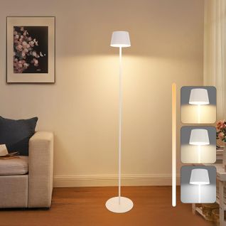 Lampadaire Salon LED Blanc Tactile à Intensité Pour Chambre