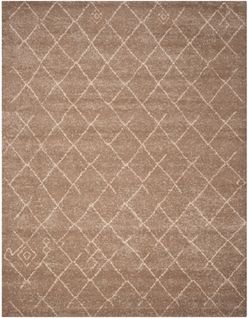Tapis Tunisie 244 X 305 Cm Tribal Mable Marron