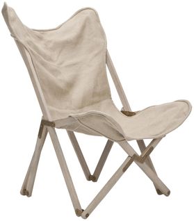Chaise D'appoint Stuart Beige Bois De Hetre 91 X 71 X 104 Cm