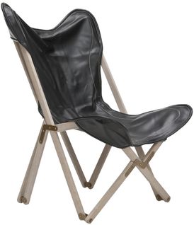 Chaise D'appoint Stuart Noir Bois De Hetre 91 X 71 X 104 Cm