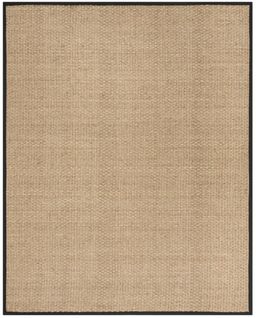 Tapis Natural Fiber 76 X 366 Cm Fibre Naturelle Roselyn Naturel/noir