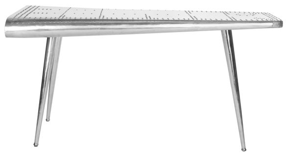 Consoles Monnie Argent Bois Embouti 140 X 58 X 74 Cm