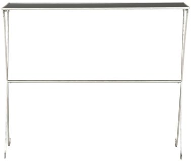 Consoles Pearly Noir Fer/verre 106 X 33 X 89 Cm