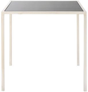 Table D'appoint Elberta Noir Fer/verre 46 X 46 X 46 Cm