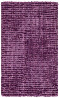 Tapis Fibre Naturelle 122 X 183 Cm Fibre Naturelle Sable Violet