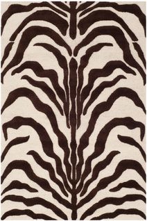 Tapis Cambridge 152 X 244 Cm Zèbre Nahla Marron