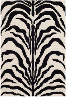 Tapis Cambridge 122 X 183 Cm Zèbre Nahla Beige