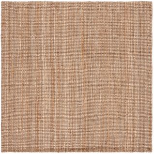 Tapis Fibre Naturelle 152 X 152 Cm Solid Tonal Xaria Naturel