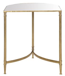 Table D'appoint Lassie Or Fer/miroir 51 X 45 X 51 Cm