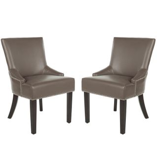 Chaises De Salle à Manger Luanne Lot De 2 Gris Bois De Bouleau