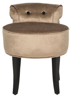 Tabourets De Coiffeuse Mariann Neutre Bois De Bouleau 45 X 48 X 58 Cm