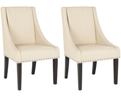 Chaises De Salle à Manger Luann Lot De 2 Blanc Bois De Bouleau