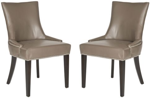 Chaises De Salle à Manger Marcelina Lot De 2 Gris Bois De Bouleau