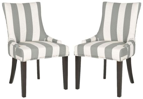 Chaises De Salle à Manger Marcelina Lot De 2 Gris Bois De Bouleau