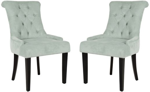 Chaises De Salle à Manger Louann Lot De 2 Noir Bois De Bouleau