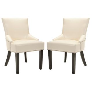 Chaises De Salle à Manger Luanne Lot De 2 Blanc Bois De Bouleau