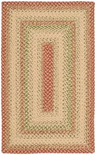 Tapis Braided 76 X 122 Cm Contemporain Blythe Rouille / Multi