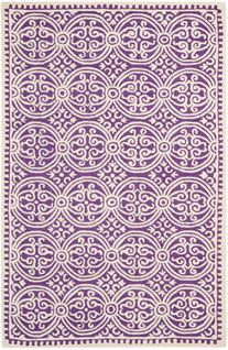 Tapis Cambridge 122 X 183 Cm Médaillon Roby Violet
