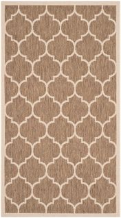 Tapis Cour 79 X 152 Cm Treillis Arista Marron