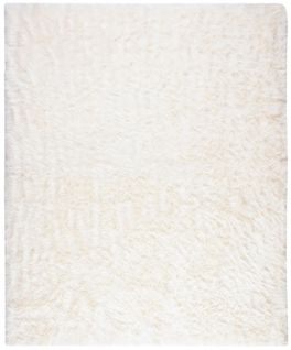Tapis Faux Fur 244 X 305 Cm Faux Peau De Mouton Harper Blanc
