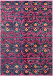 Tapis Monaco 122 X 170 Cm Bohème Chic Greta Rose