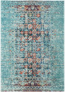 Tapis Monaco 122 X 170 Cm Bohème Chic Almeria Bleu