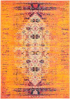 Tapis Monaco 122 X 170 Cm Bohème Chic Silvia Orange
