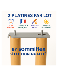 Platines De Liaison (attache, Assemblage, Jonction Pour Sommier) Fabriquées En France