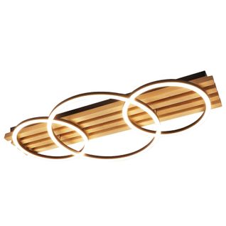 Plafonnier LED En Intensité Variable : 70 cm, Lampe De Salon, 46 w, Lampe De Chambre Moderne