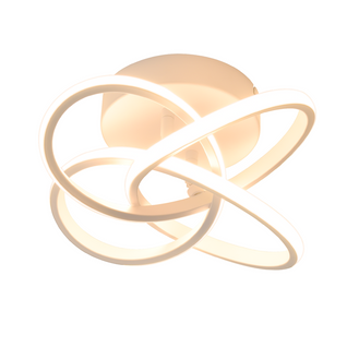 Plafonnier LED Pour Chambre à Coucher - 28 W, 3 000 K, Blanc Chaud, Lampe De Couloir, Blanc