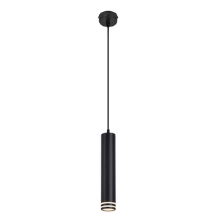 Suspension Cylindre Moderne Gu10, 1 Lumière En Aluminium, Hauteur Réglable Pour Cuisine Et Bar