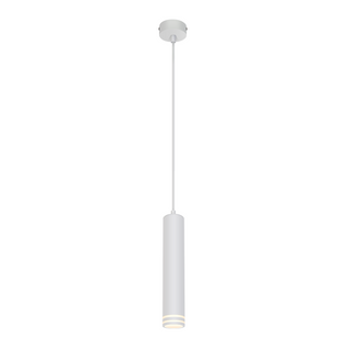 Lampe Suspendue Cylindre Gu10 En Aluminium, Design Moderne 1 Lumière, Réglable En Hauteur Déco